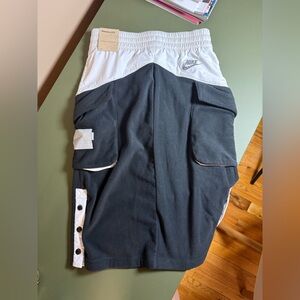 Nike Black and White Cargo Skirt